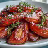 Honey Glazed Roasted Carrots Thyme
