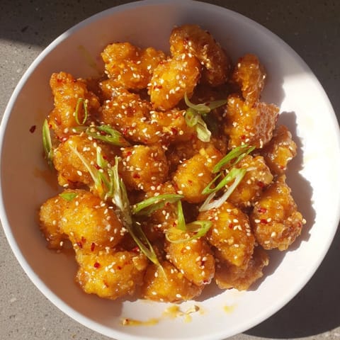 Orange Chicken Crispy Bites