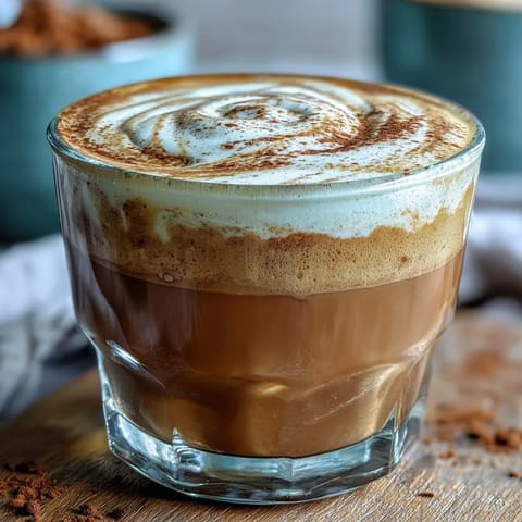 Steamed whole milk swirls into rich hojicha tea concentrate inside a ceramic cup.
