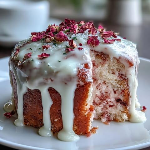 Bridal Shower Rosé Velvet Cake, a pink dream with a shimmering gold drip.