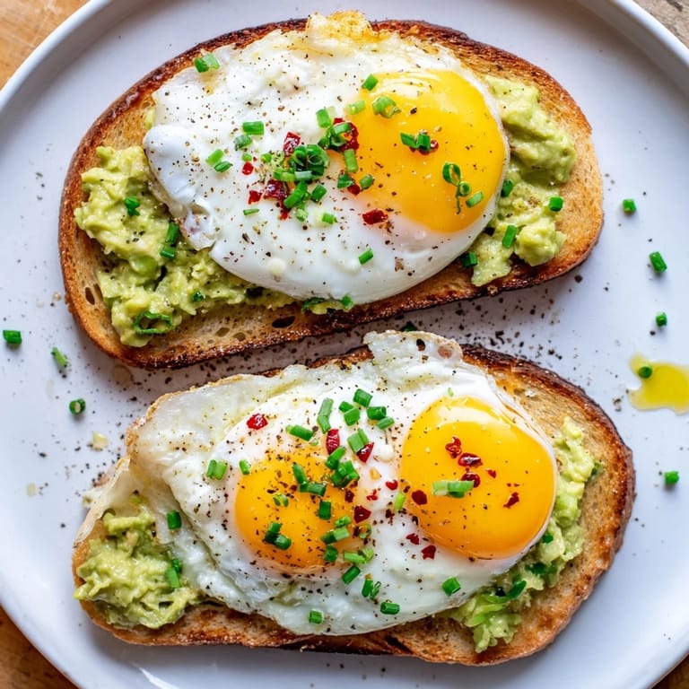 Golden toasted bread piled high with smashed avocado creates this delicious avocado toast breakfast.