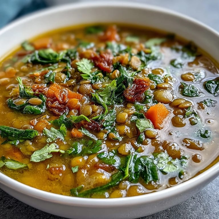 A nourishing bowl of mung bean soup beside a piece of flatbread, ready to serve for a comforting meal.