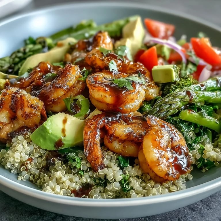 Overhead view of the Rainbow Vegetable Detox Bowl featuring sliced avocado, diced tomato, and vibrant red cabbage, ready to be eaten.
