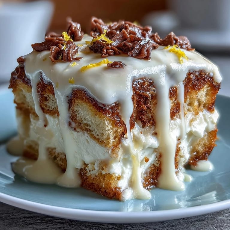 Individual tiramisu cups featuring zesty limoncello-soaked ladyfingers topped with creamy mascarpone and lemon zest.